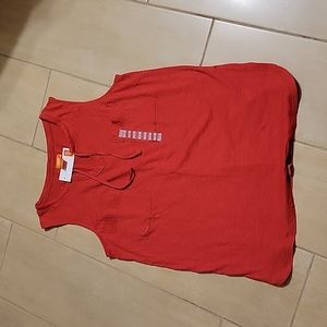 NWT Joe Fresh Coral Sleeveless Top